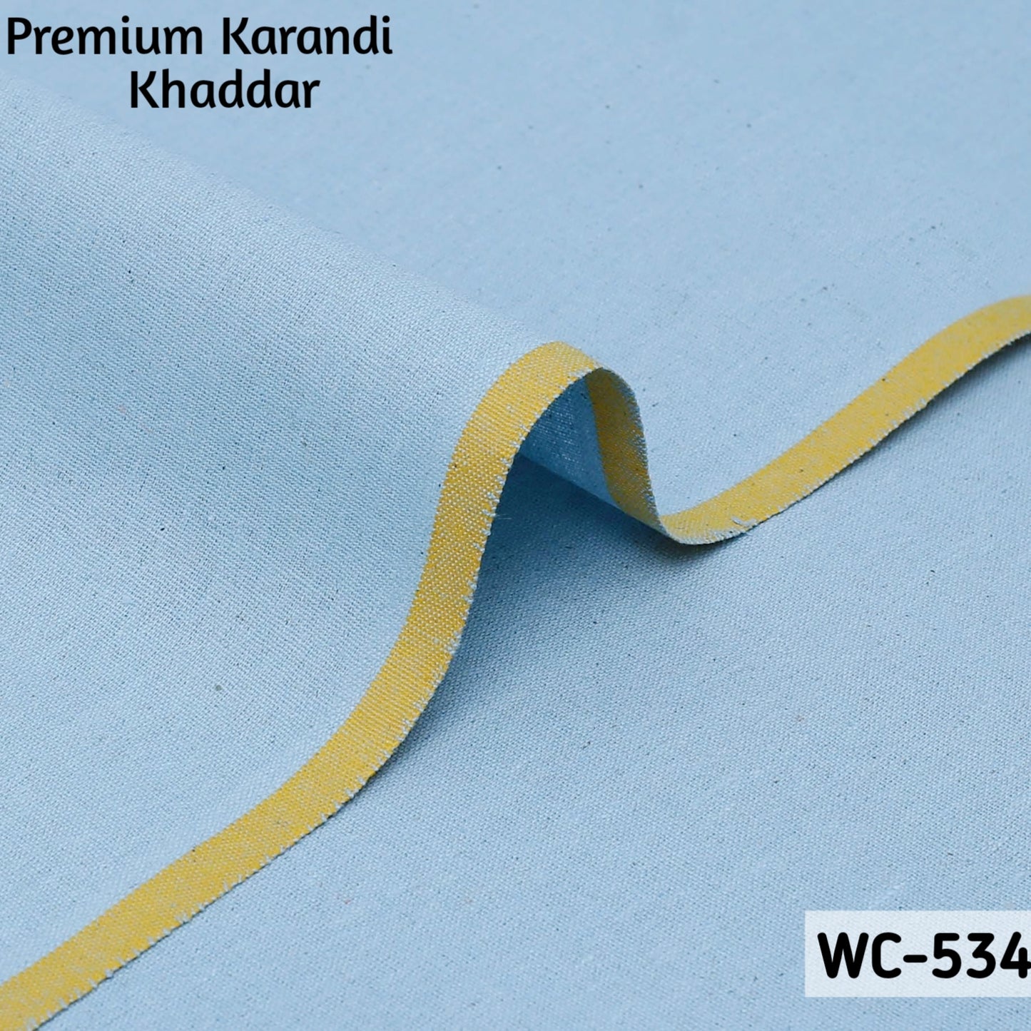 Aqua color karandi khaddar