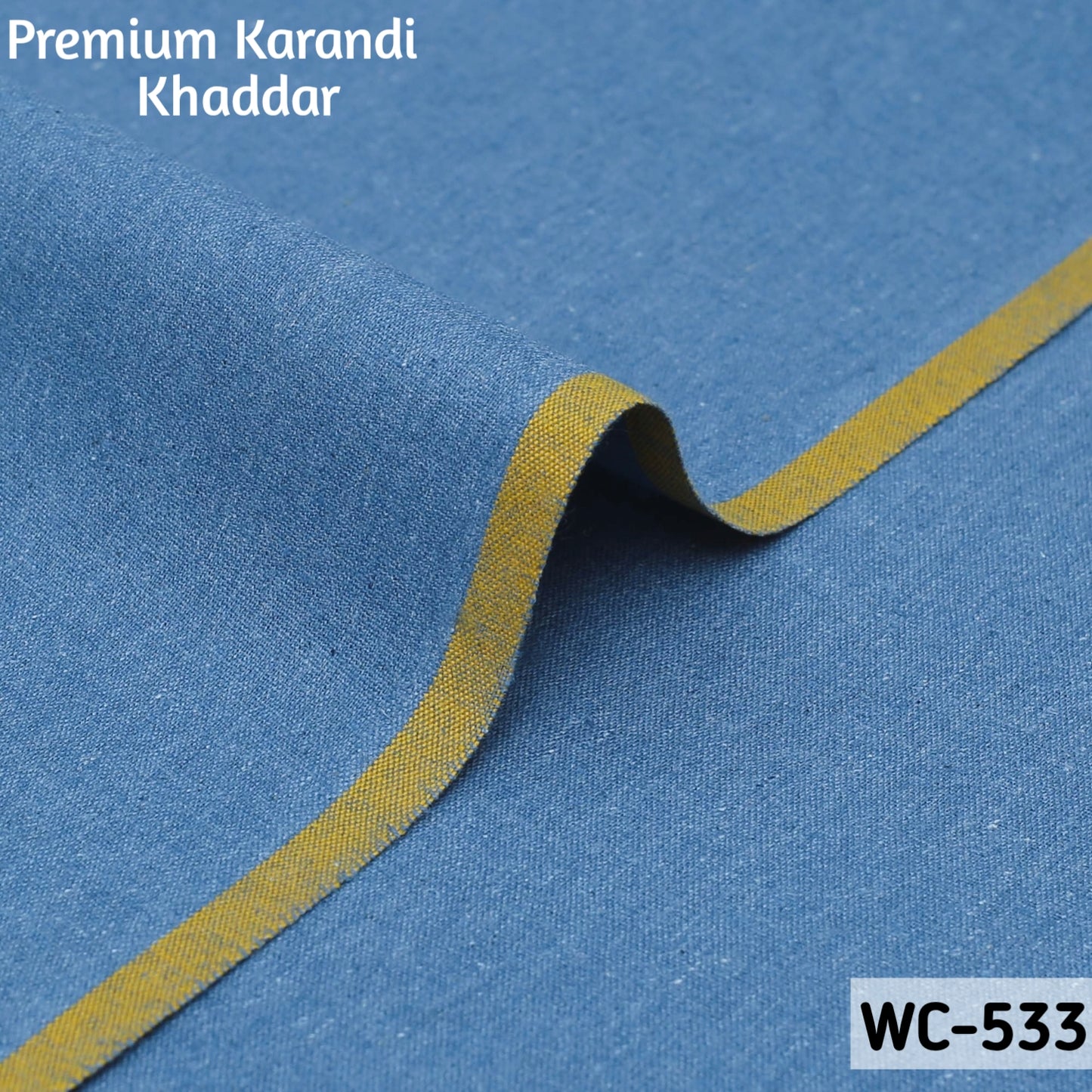 royal blue color karandi khaddar