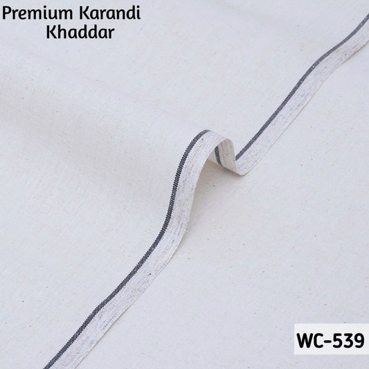cream color karandi khaddar